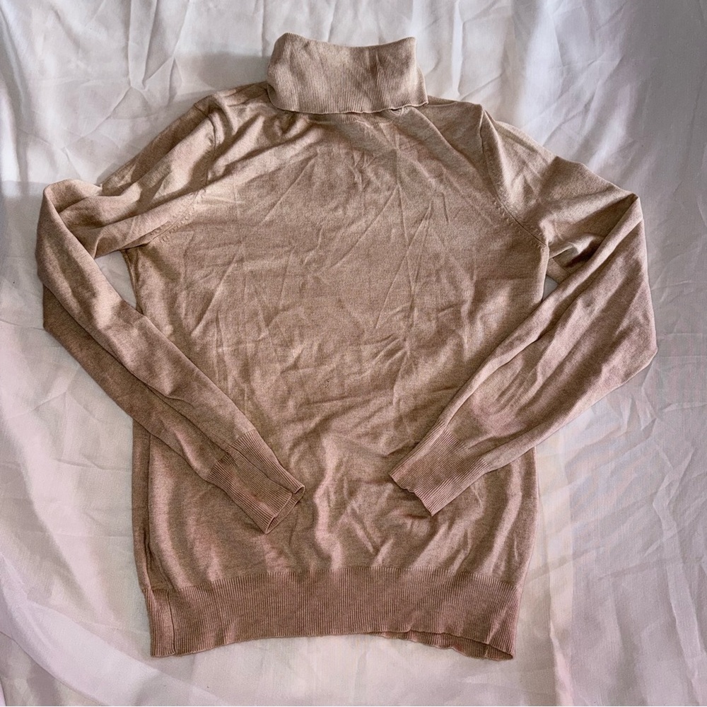 Banana republic Tan Turtleneck Sweater